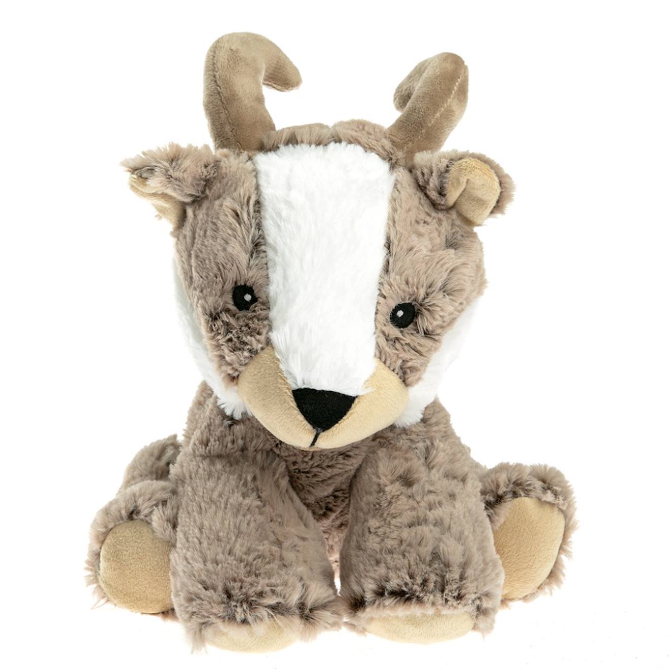 Peluche bouillotte chamois marron