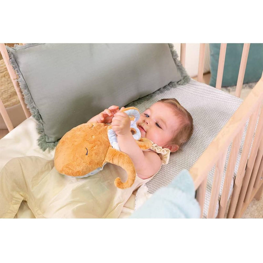 Peluche bouillotte chaud et froid poulpe orange