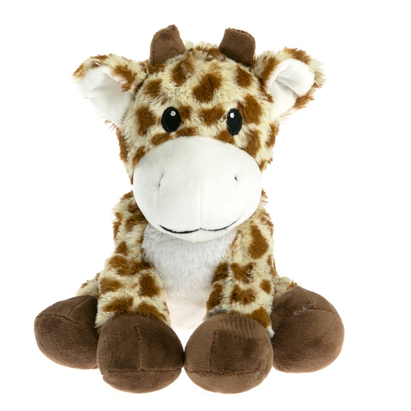 Peluche bouillotte girafe jaune