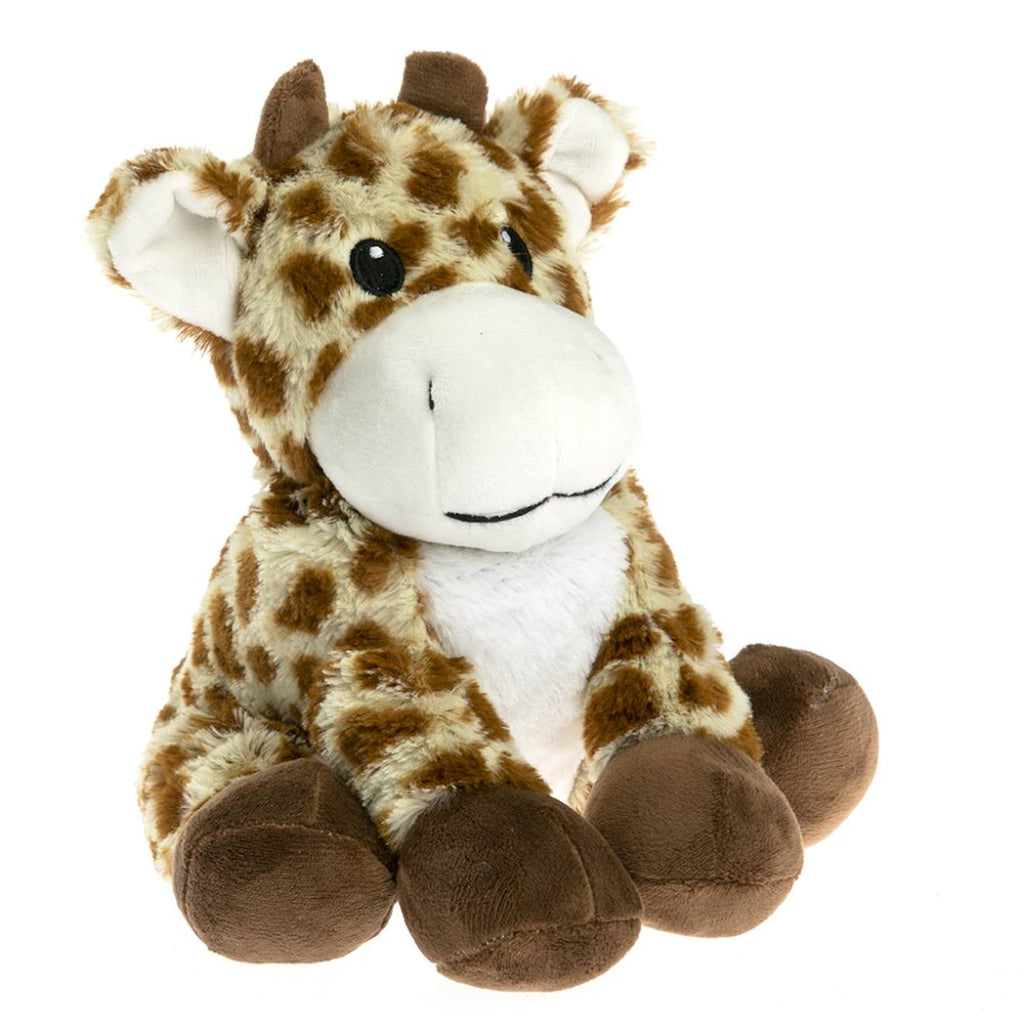 Peluche bouillotte girafe jaune