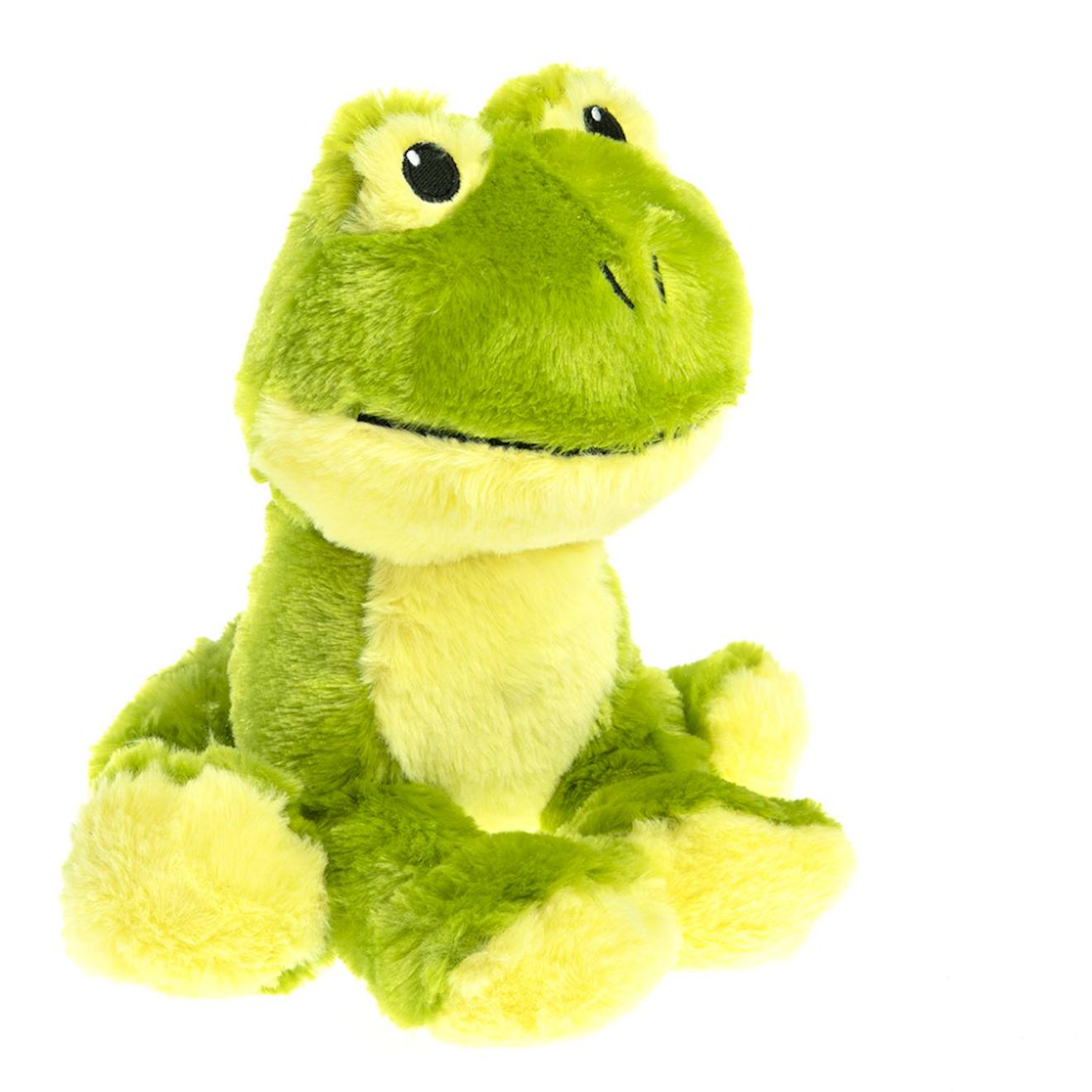 Peluche bouillotte grenouille vert