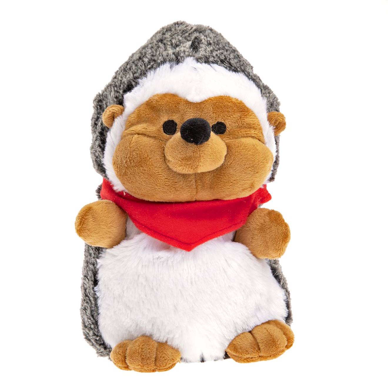 Peluche bouillotte hérisson blanc