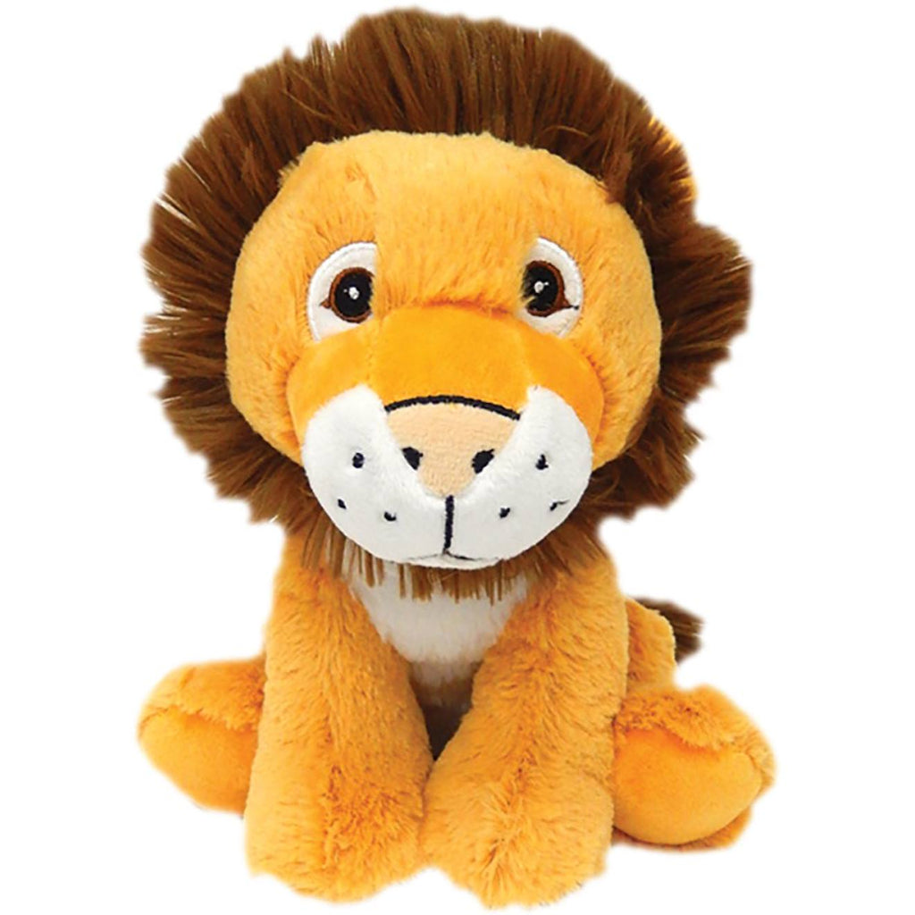 Peluche bouillotte lion jaune