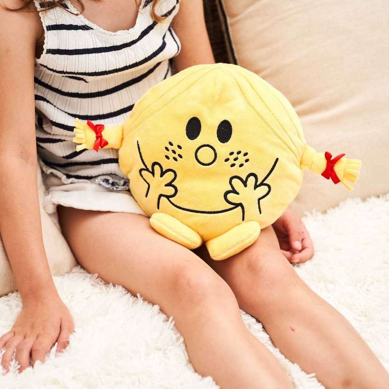 Peluche bouillotte madame bonheur marron