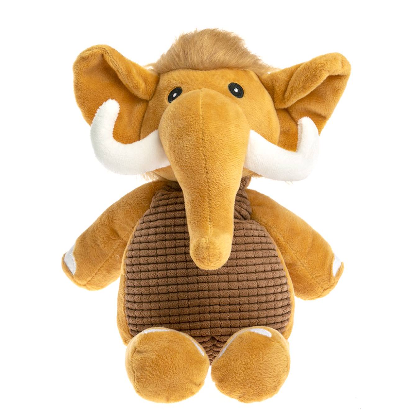 Peluche bouillotte mammouth marron