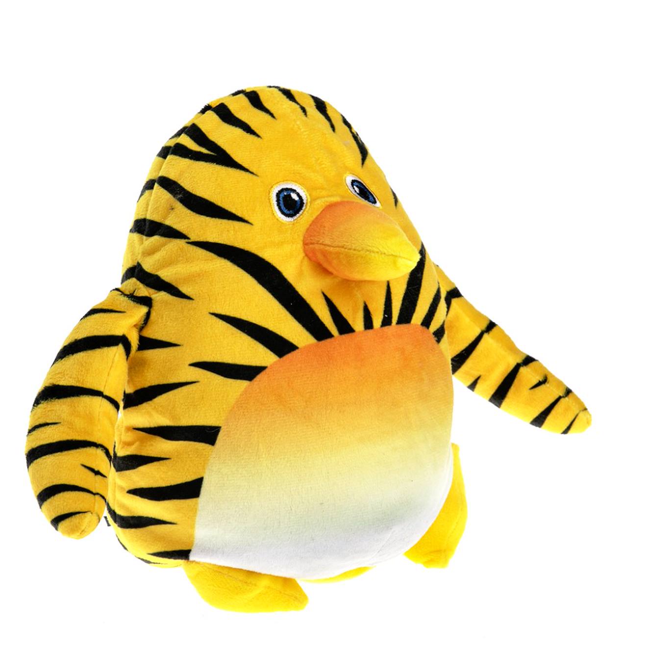 Peluche bouillotte maurice les as de la jungle jaune