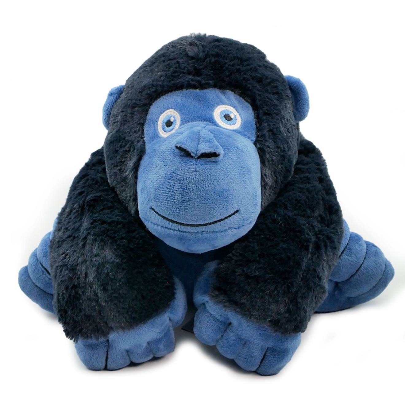 Peluche bouillotte miguel les as de la jungle bleu foncé