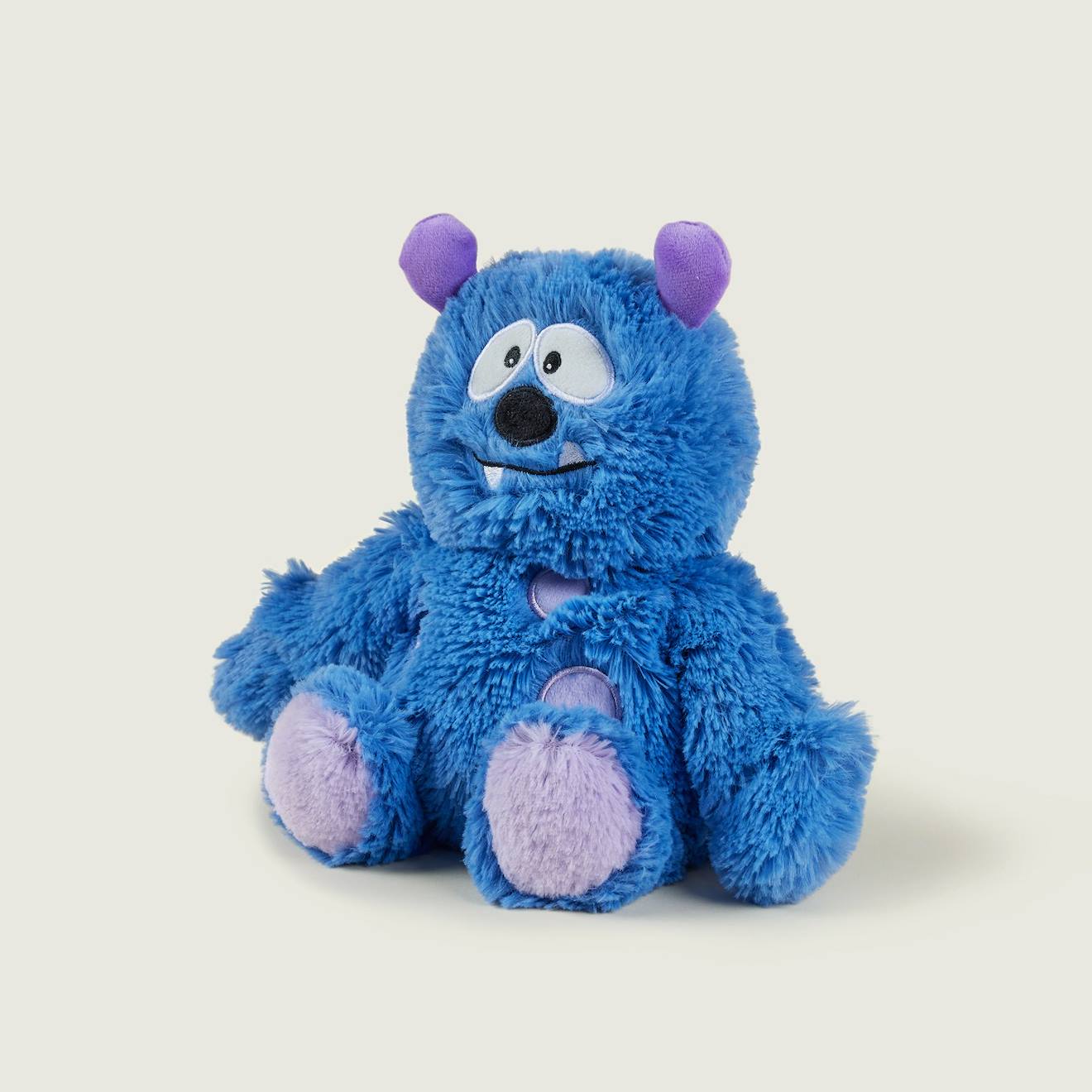 Peluche bouillotte monstre bleu