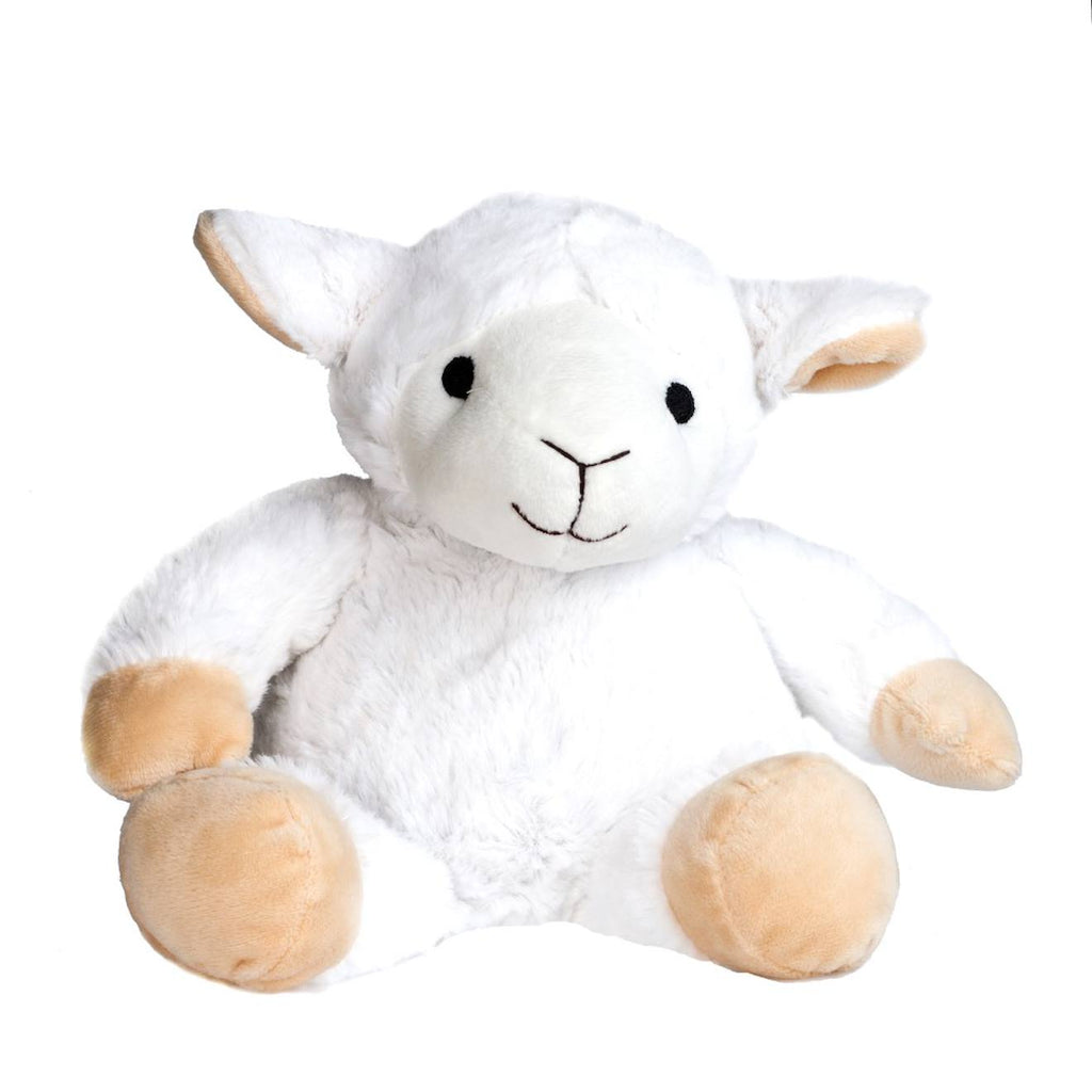 Peluche bouillotte mouton blanc