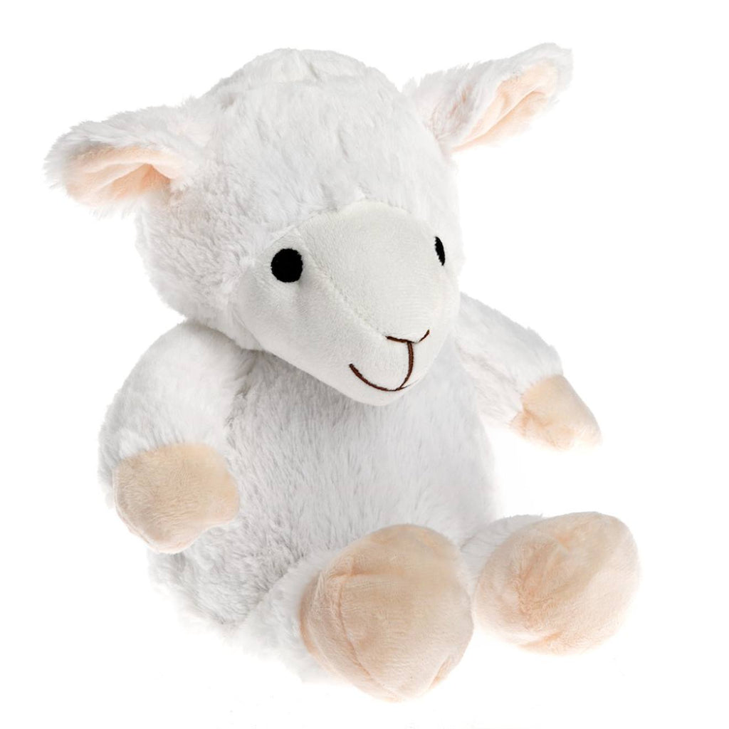 Peluche bouillotte mouton blanc