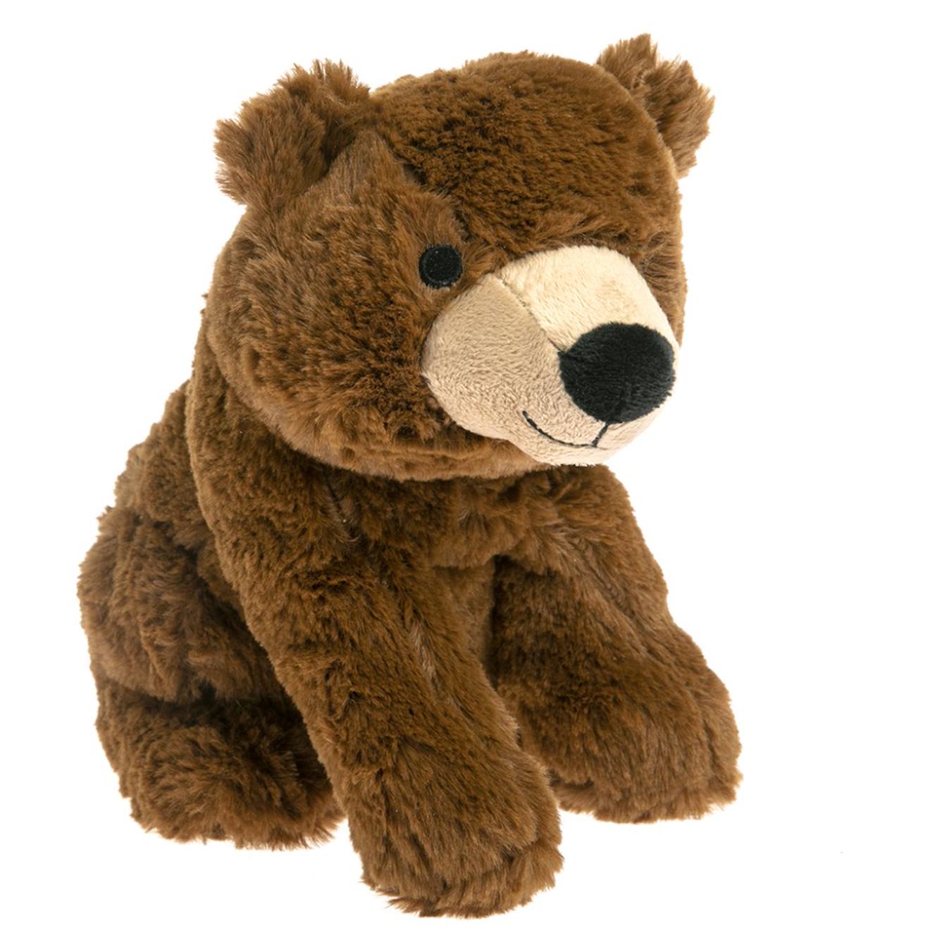 Peluche bouillotte ours brun marron