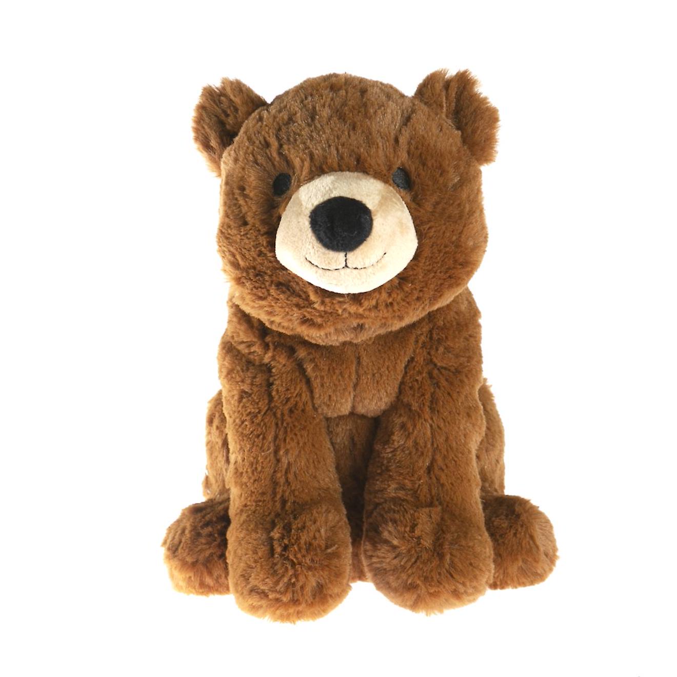 Peluche bouillotte ours brun marron