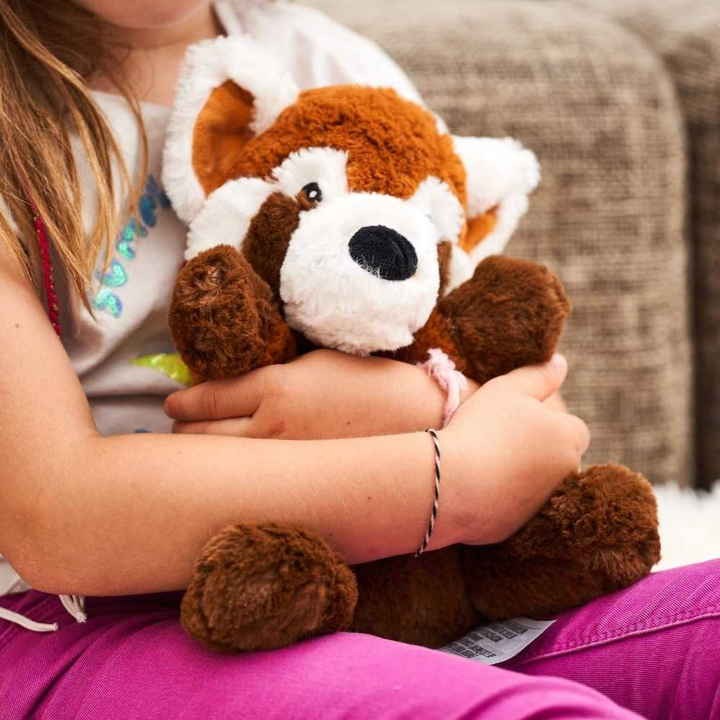 Peluche bouillotte panda roux marron