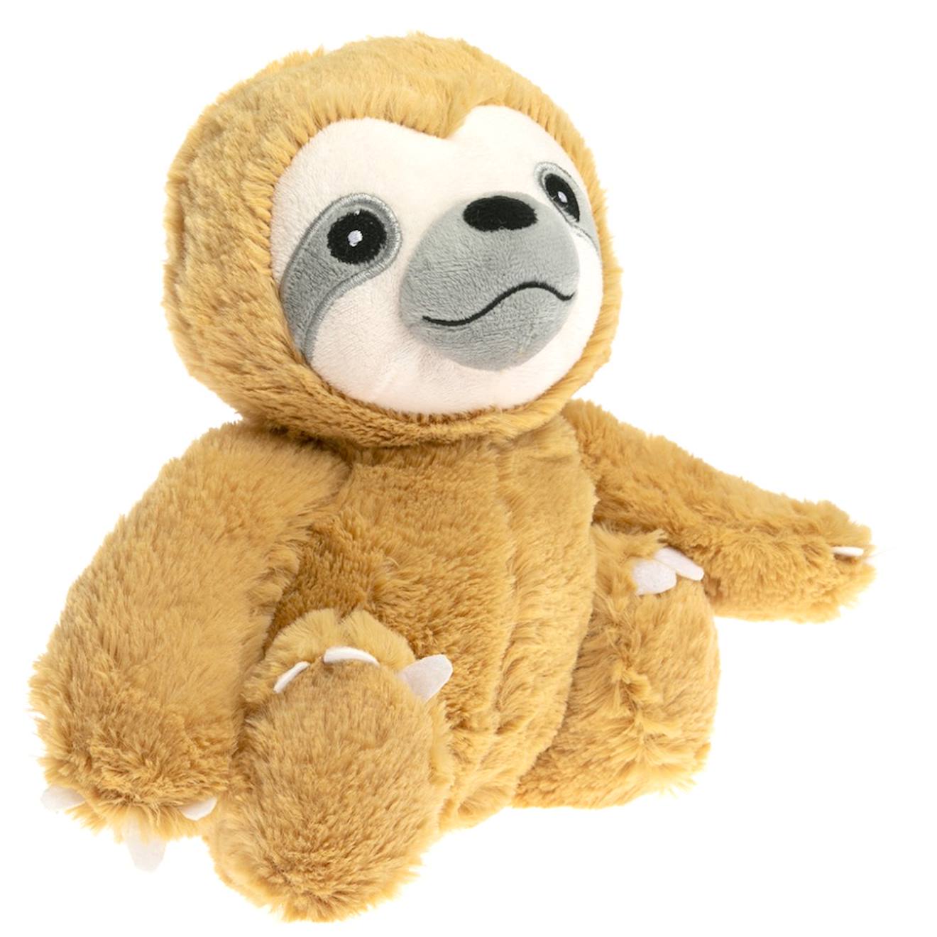 Peluche bouillotte paresseux marron