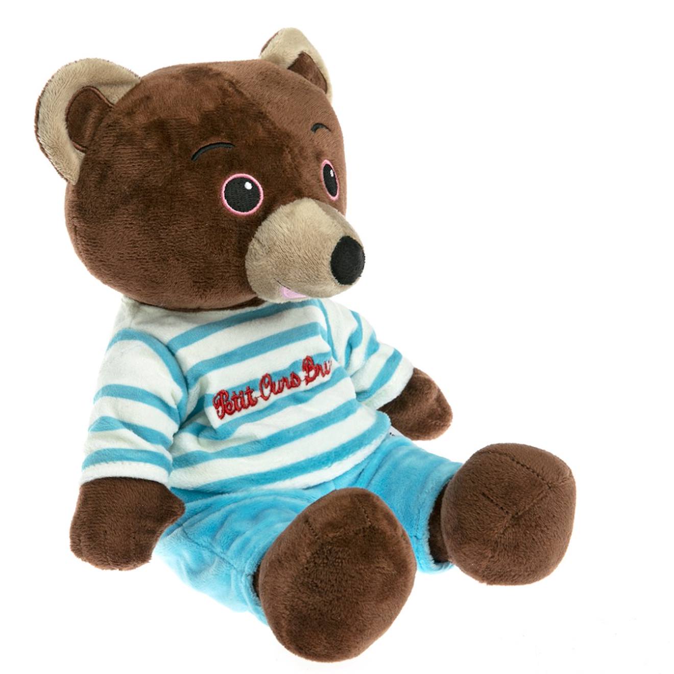 Peluche bouillotte petit ours brun marron