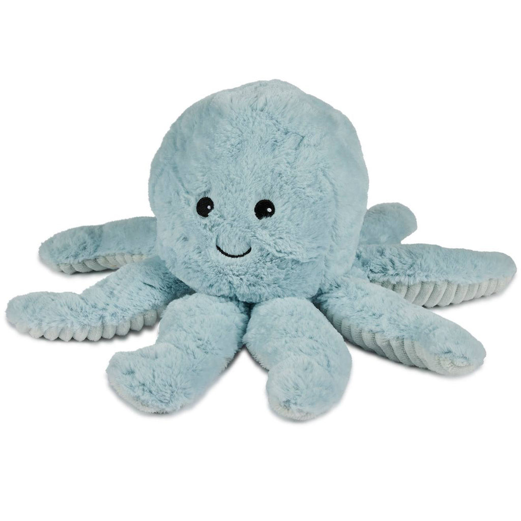 Peluche bouillotte pieuvre vert