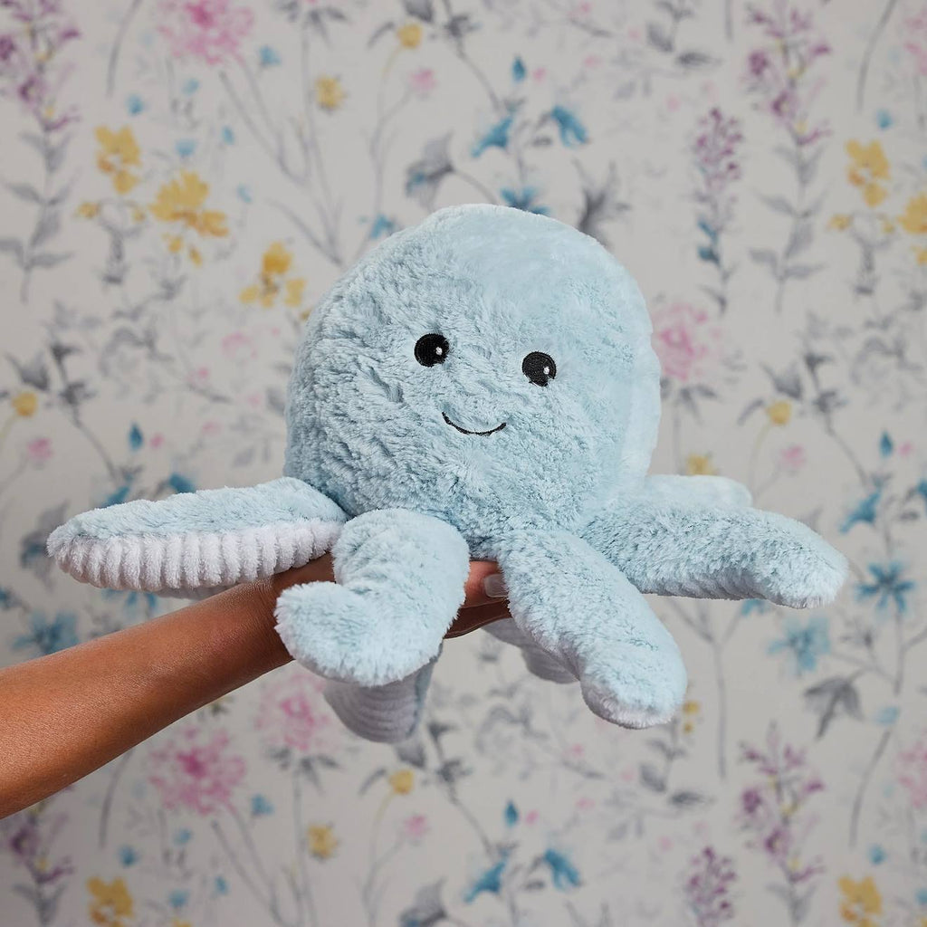 Peluche bouillotte pieuvre vert