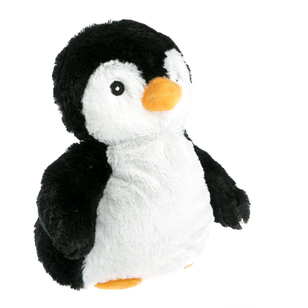 Peluche bouillotte pingouin blanc