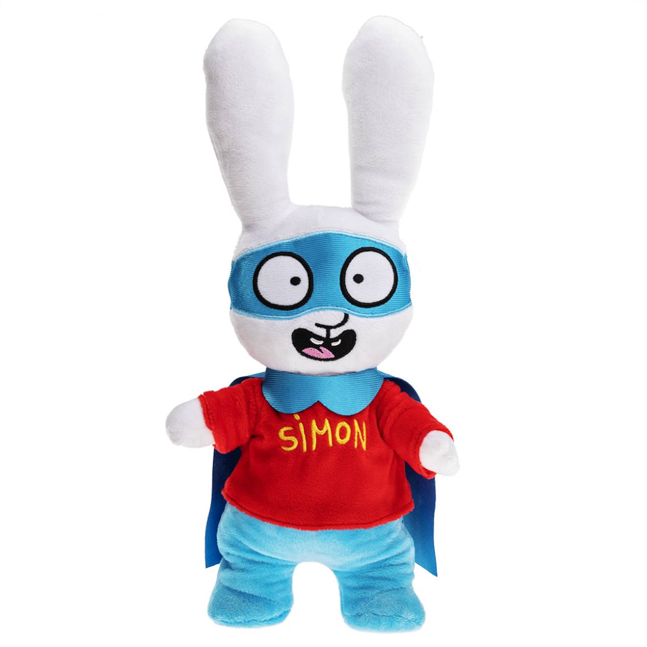 Peluche bouillotte simon super lapin marron