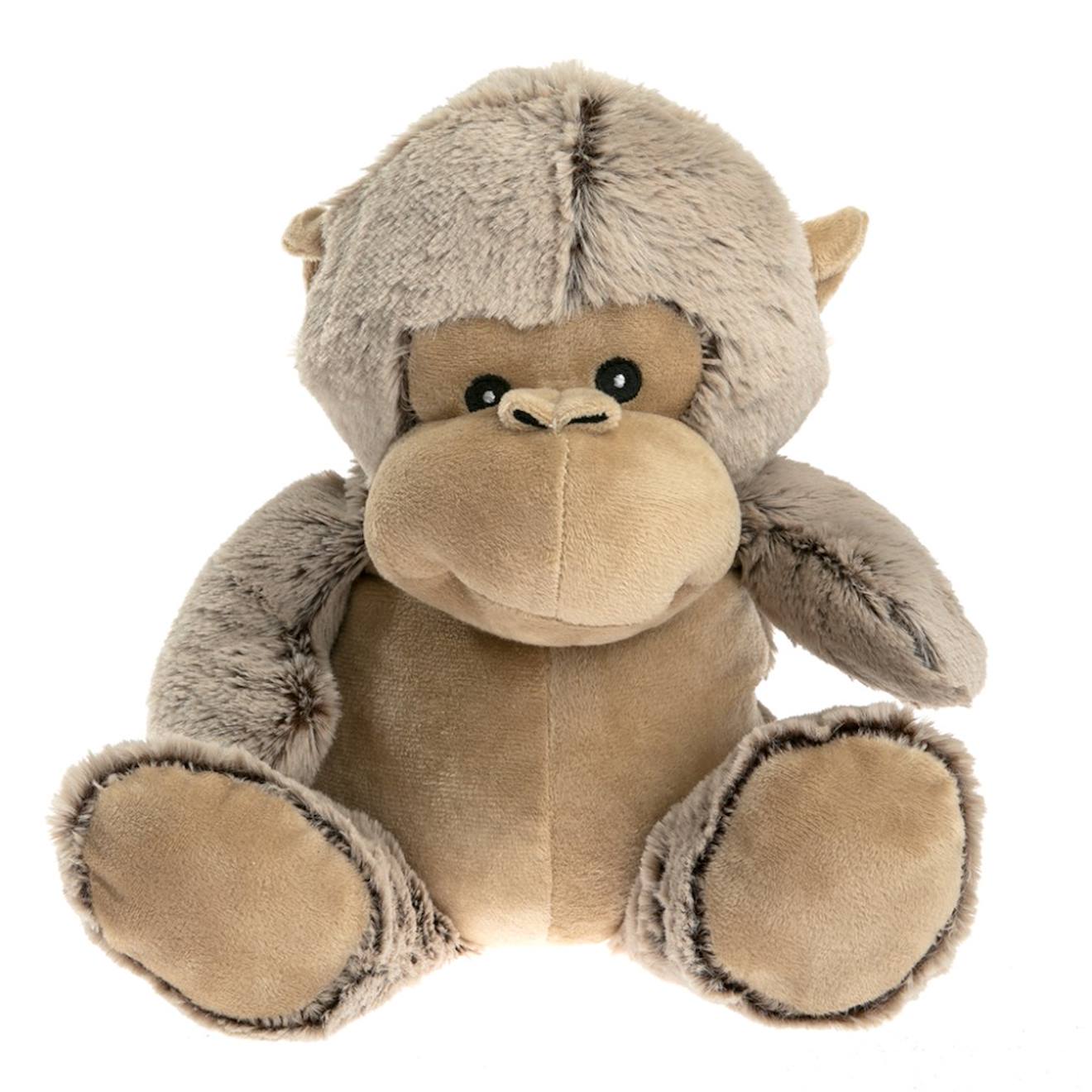 Peluche bouillotte singe marron
