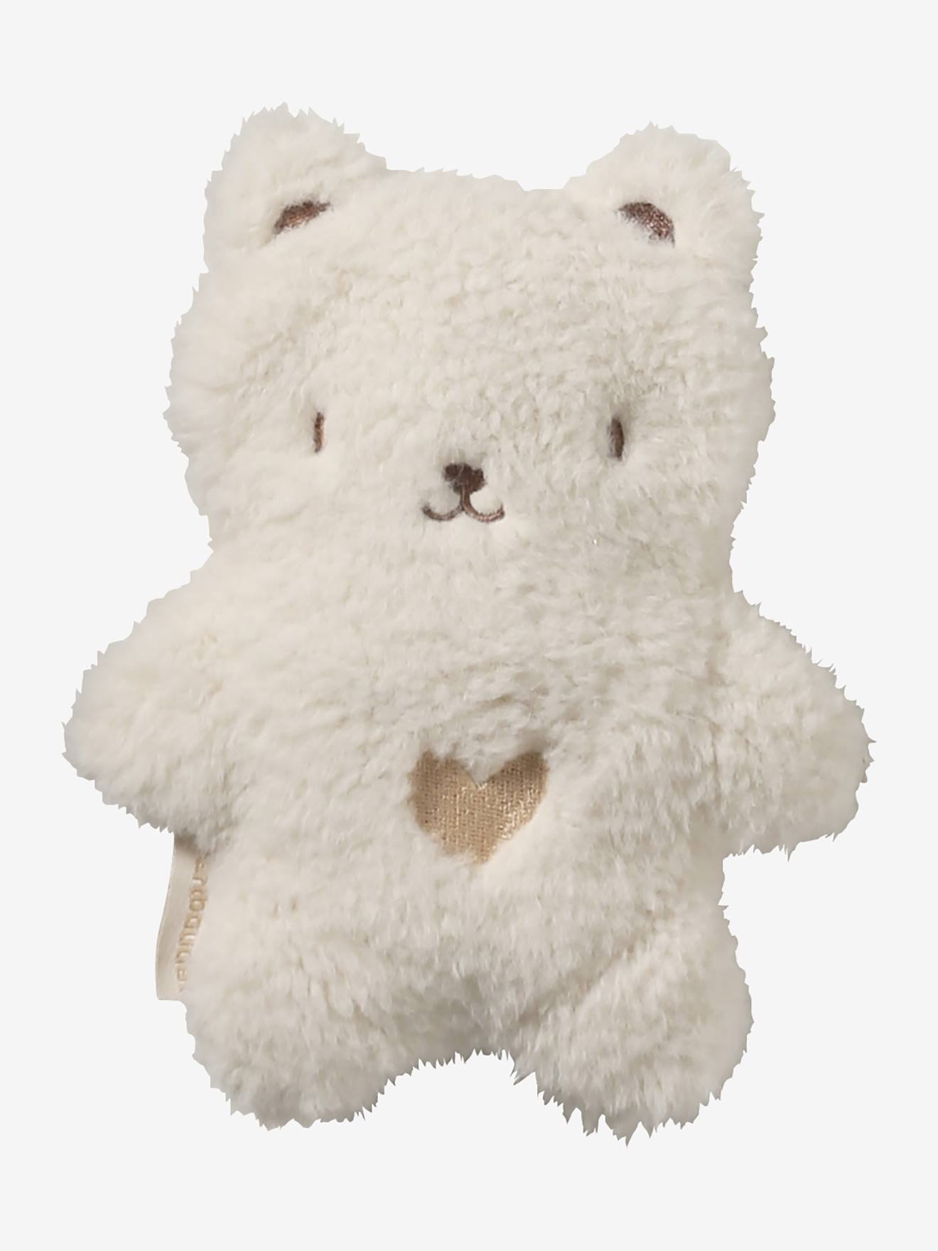 Peluche bouillotte ours blanc