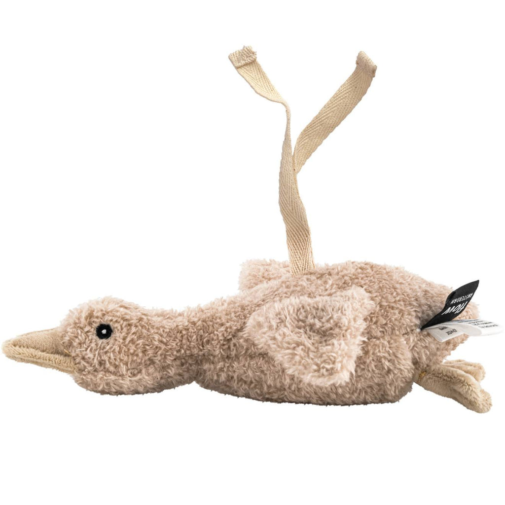 Peluche bruit blanc à suspendre lou beige (8 cm) avoine