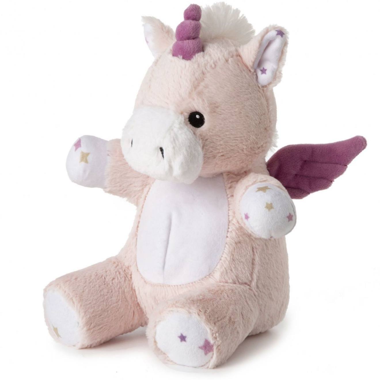Peluche bruit blanc lovelight lily la licorne rose, blanc