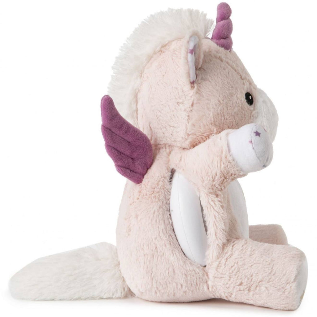 Peluche bruit blanc lovelight lily la licorne rose, blanc