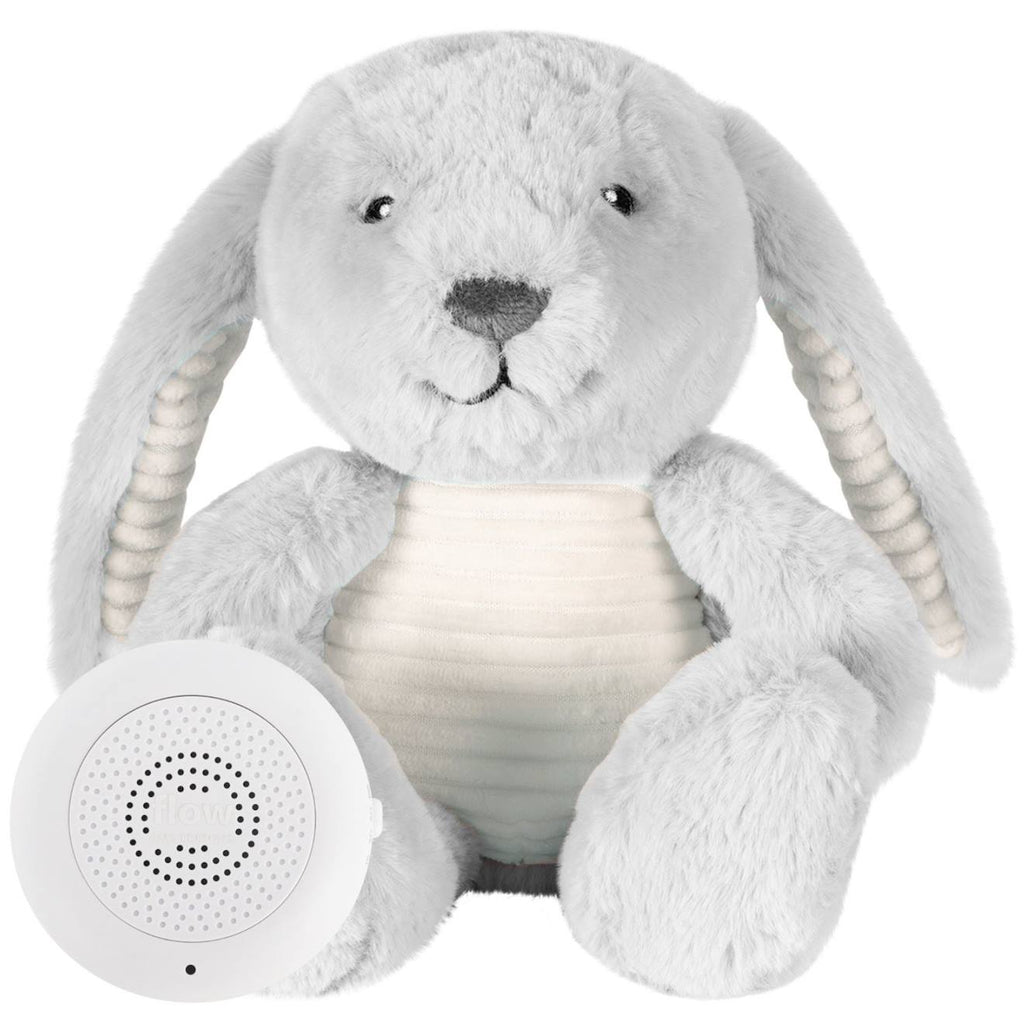 Peluche bruit blanc milo le lapin gris