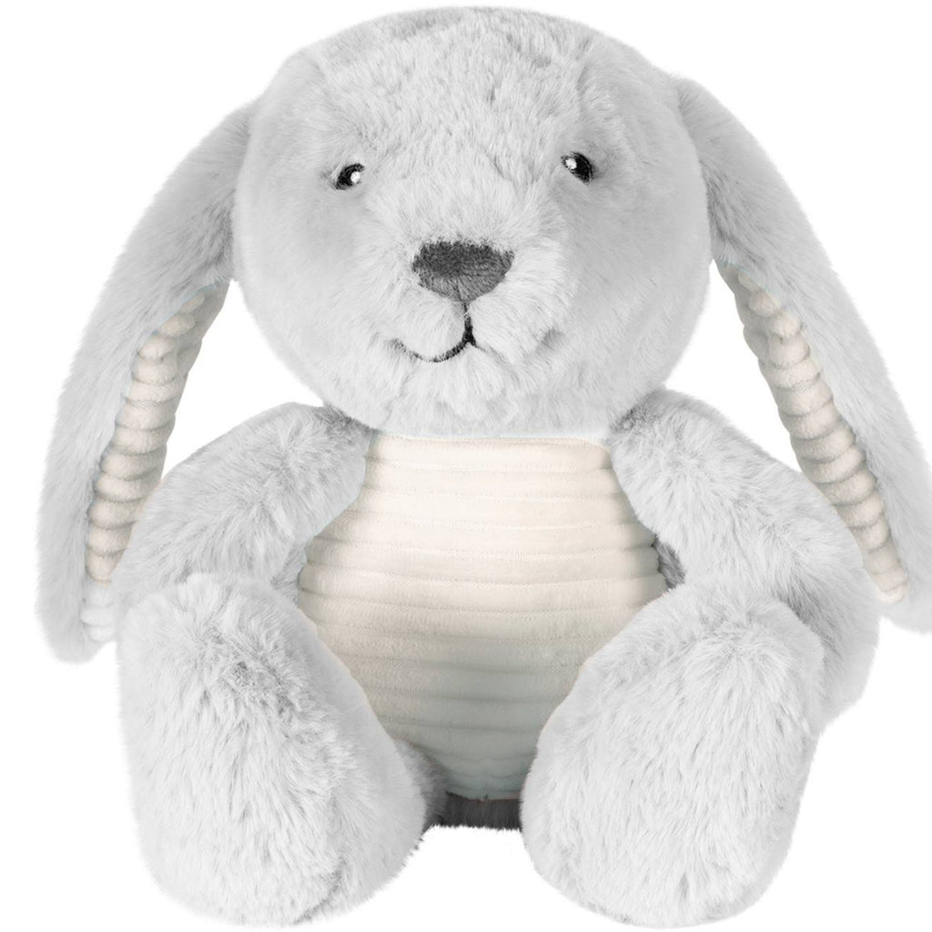 Peluche bruit blanc milo le lapin gris