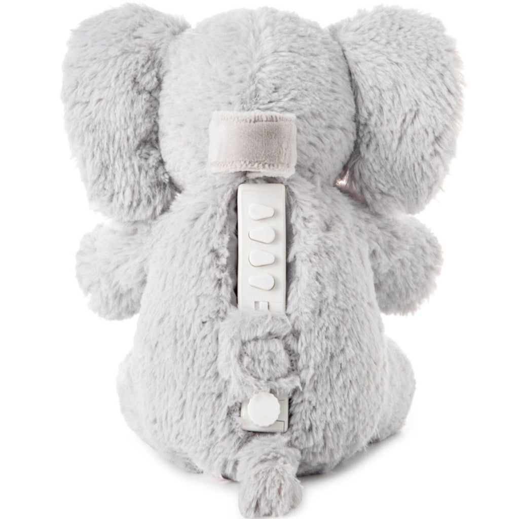 Peluche bruit blanc nomade on the Go elliot l'éléphant gris, blanc