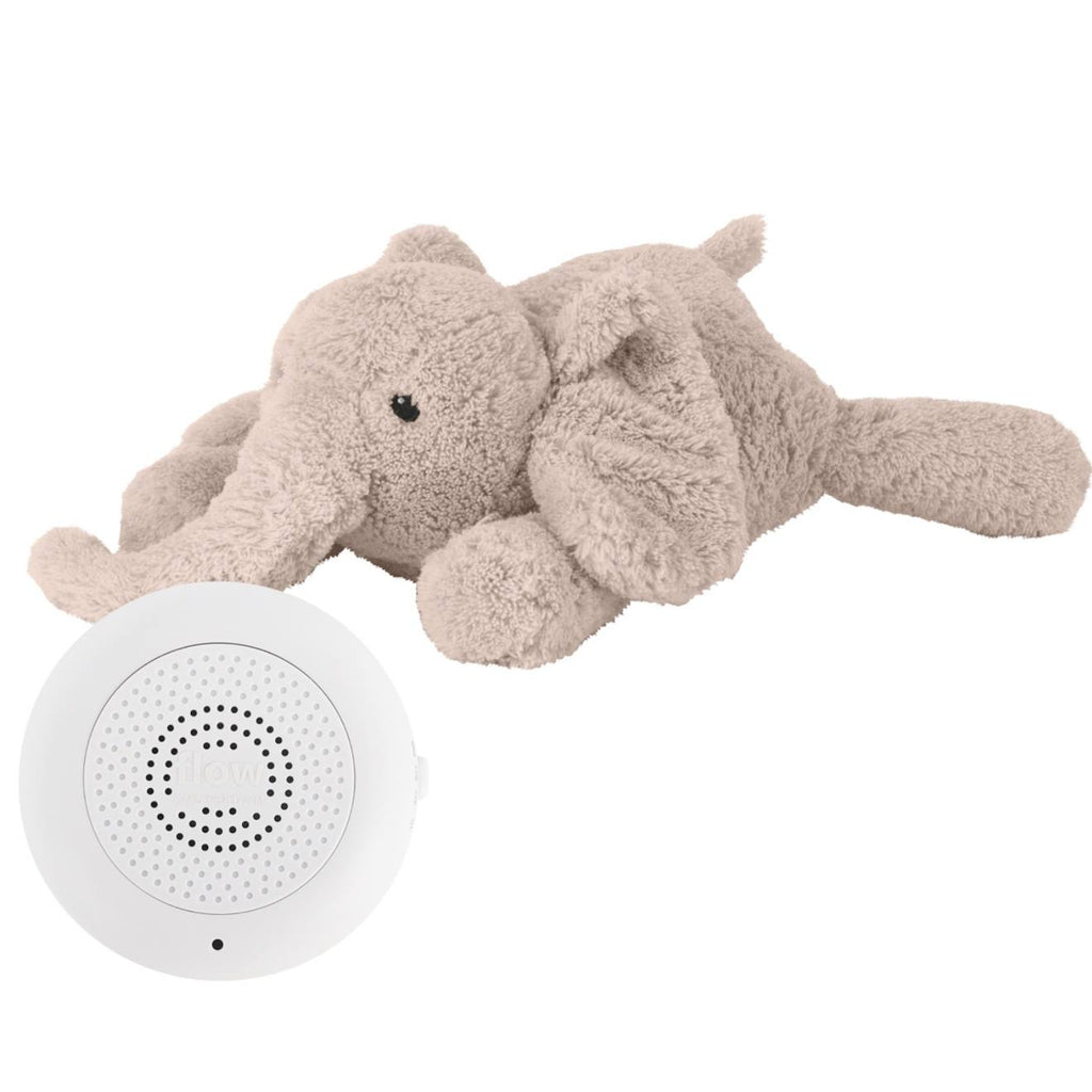 Peluche bruit blanc pour s'endormir - george l'éléphant beige