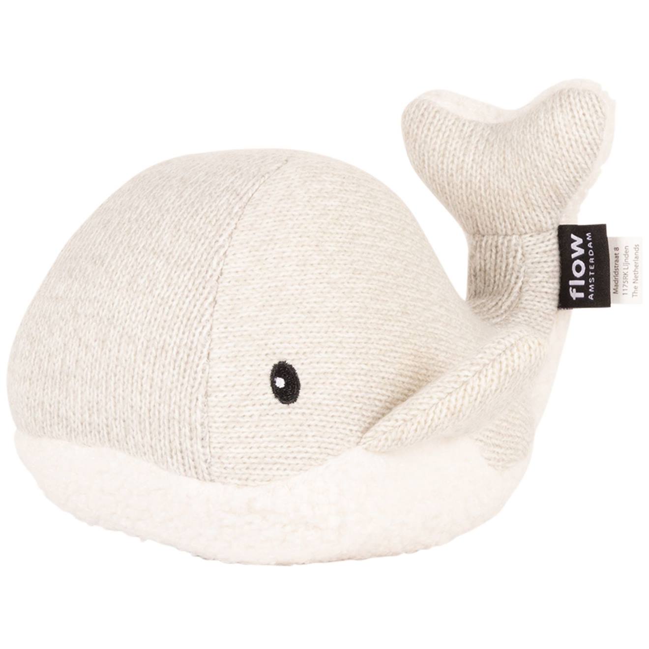 Peluche bruit blanc rechargeable baleine moby gris