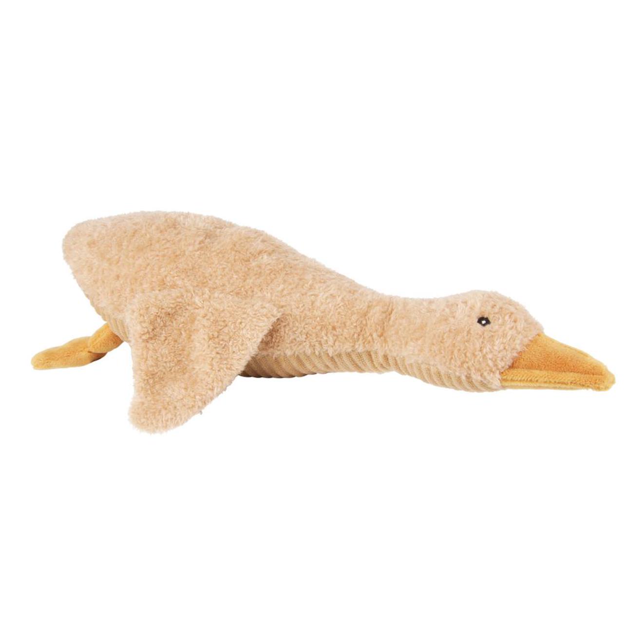 Peluche bruit blanc rechargeable oie liva marron beige