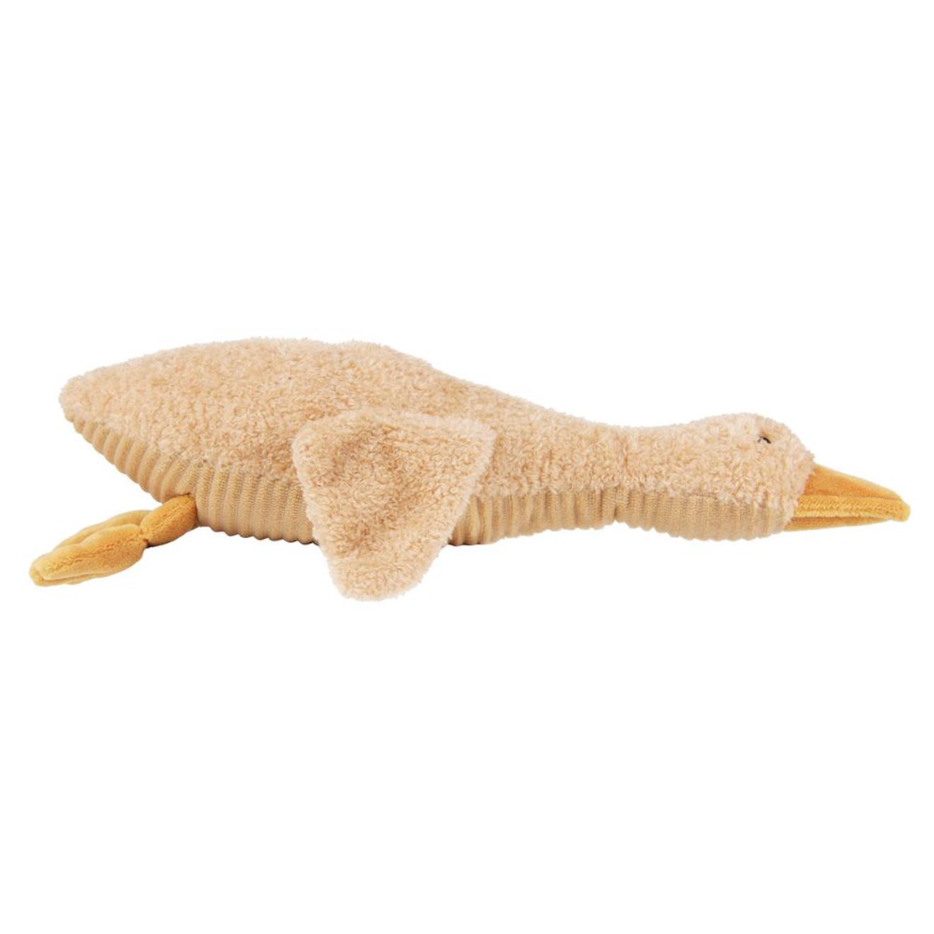 Peluche bruit blanc rechargeable oie liva marron beige