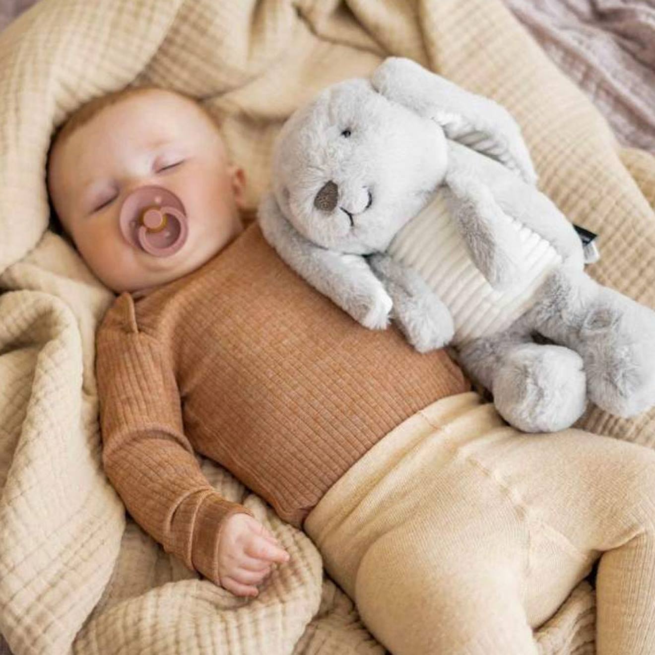 Peluche bruit blanc gris