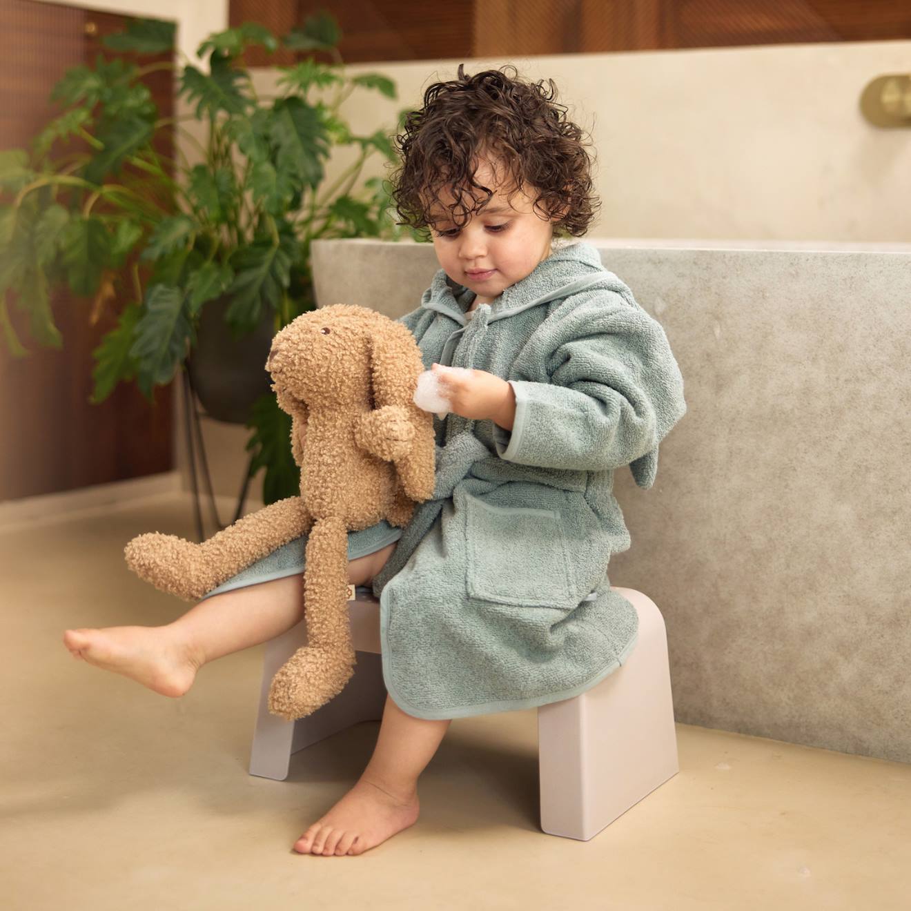 Peluche bunny riverside marron