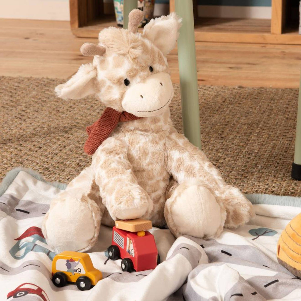 Peluche camille la girafe marron