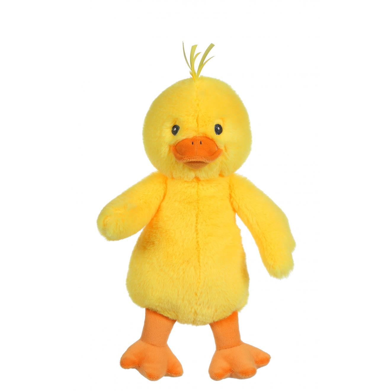 Peluche - canard easter éconimals en peluche éco-conçue - 24 cm jaune