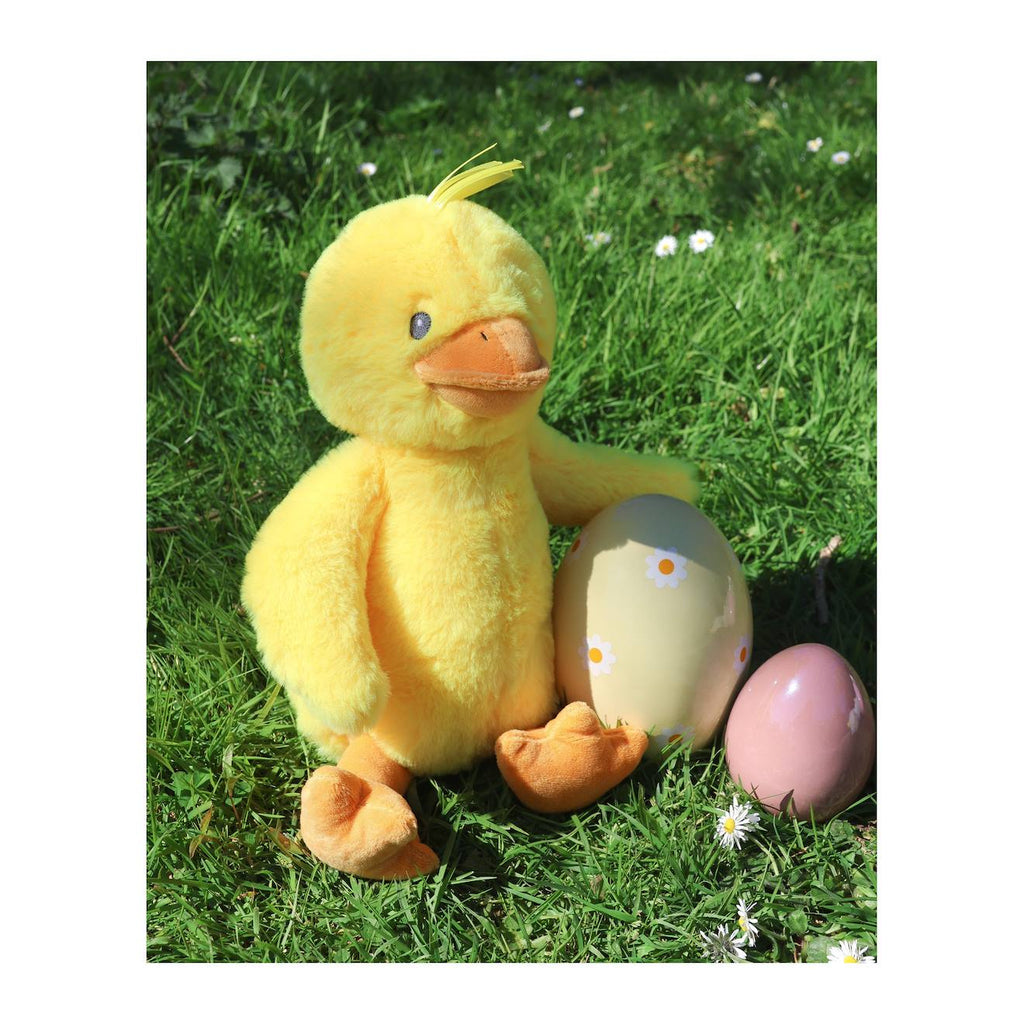 Peluche - canard easter éconimals en peluche éco-conçue - 24 cm jaune