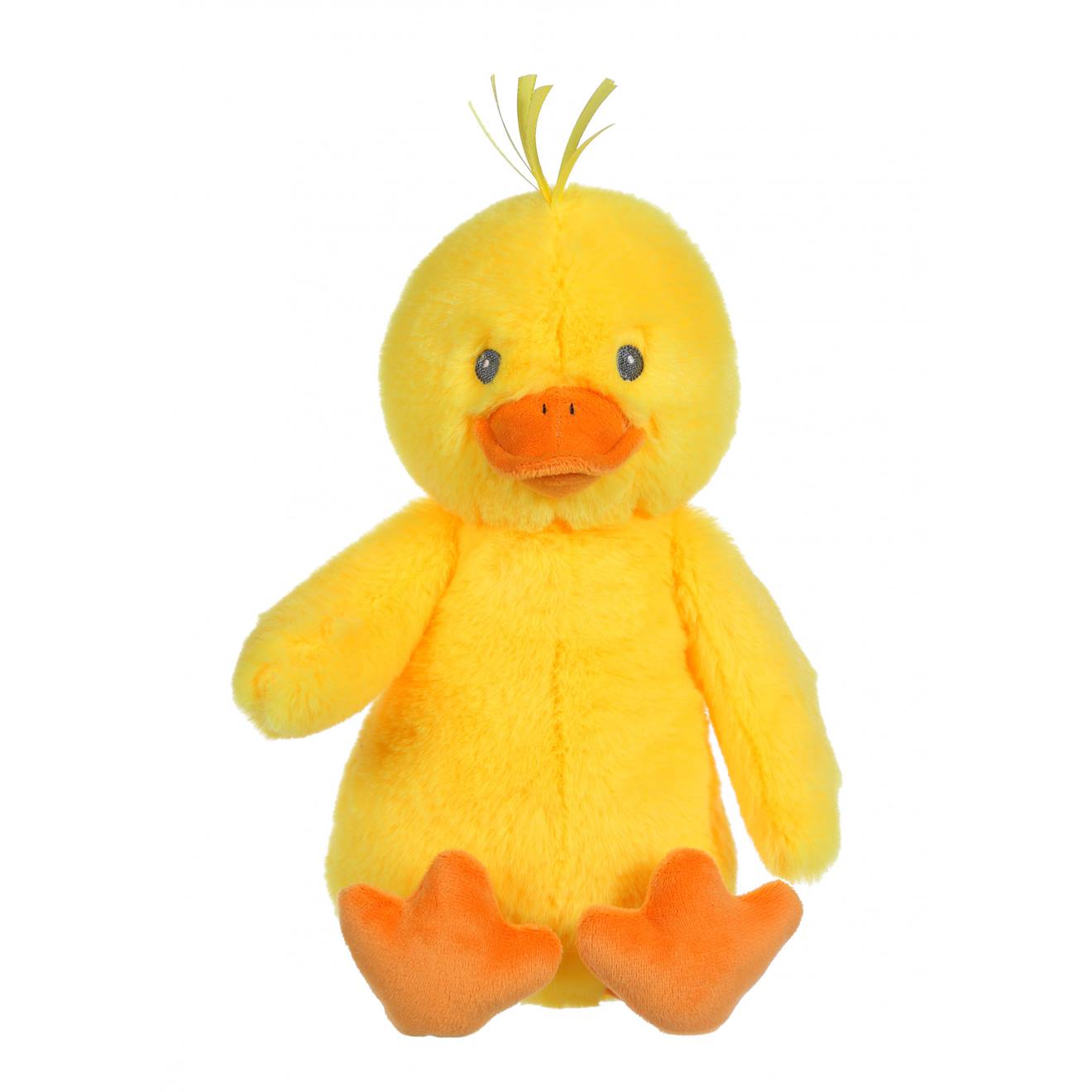 Peluche - canard easter éconimals en peluche éco-conçue - 24 cm jaune