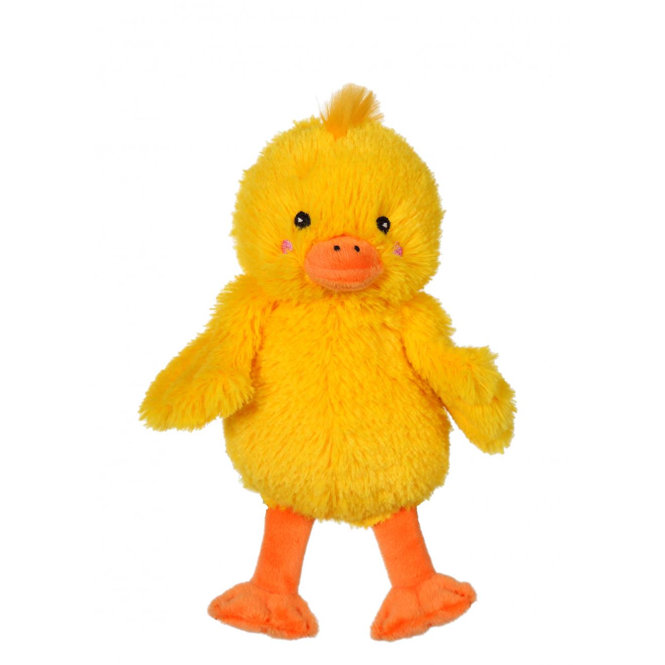 Peluche - canard éconimals de pâques en peluche éco-conçue - 15 cm jaune
