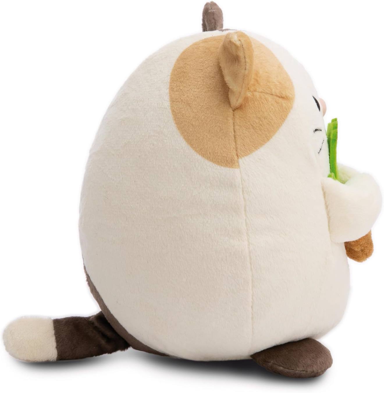 Peluche chat angy 27 cm beige