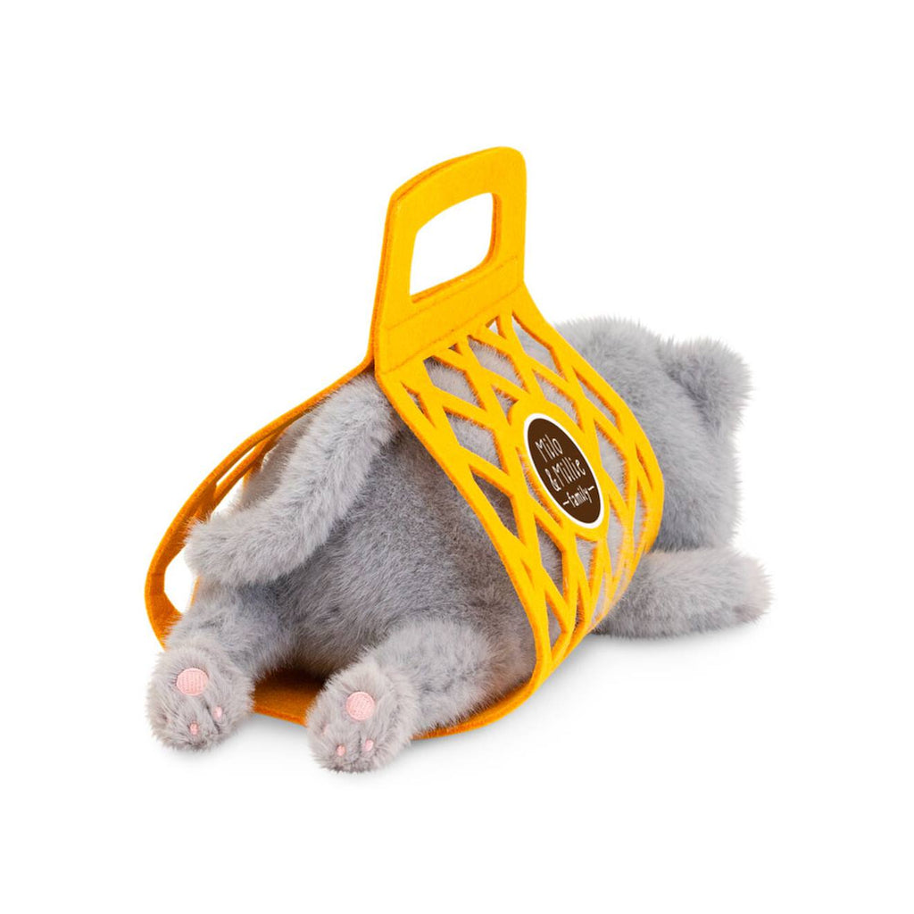 Peluche chat gris 35 cm grey