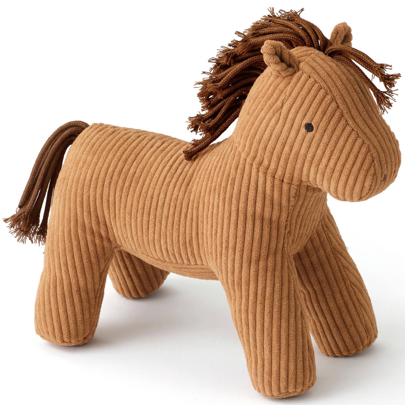 Peluche cheval aiden dotty (28 cm) marron