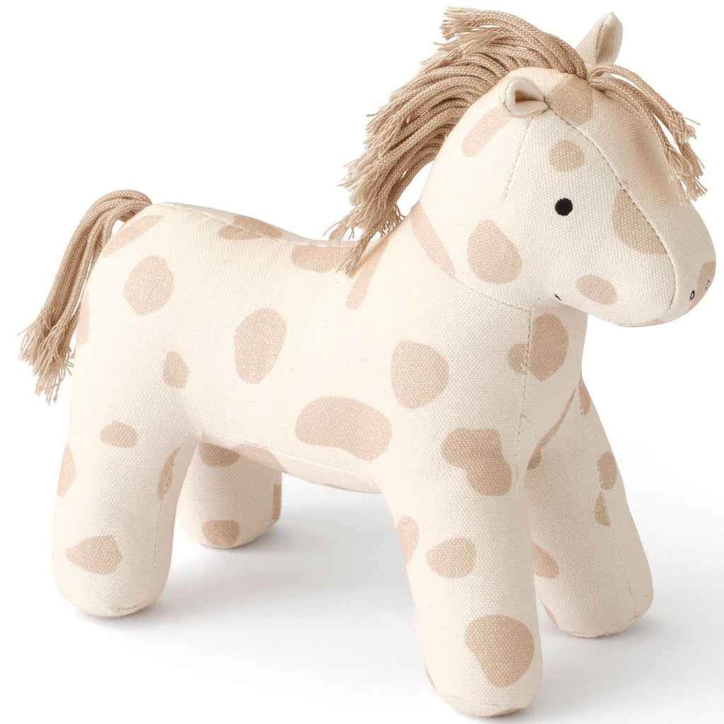 Peluche cheval aiden dotty (28 cm) ecru, beige