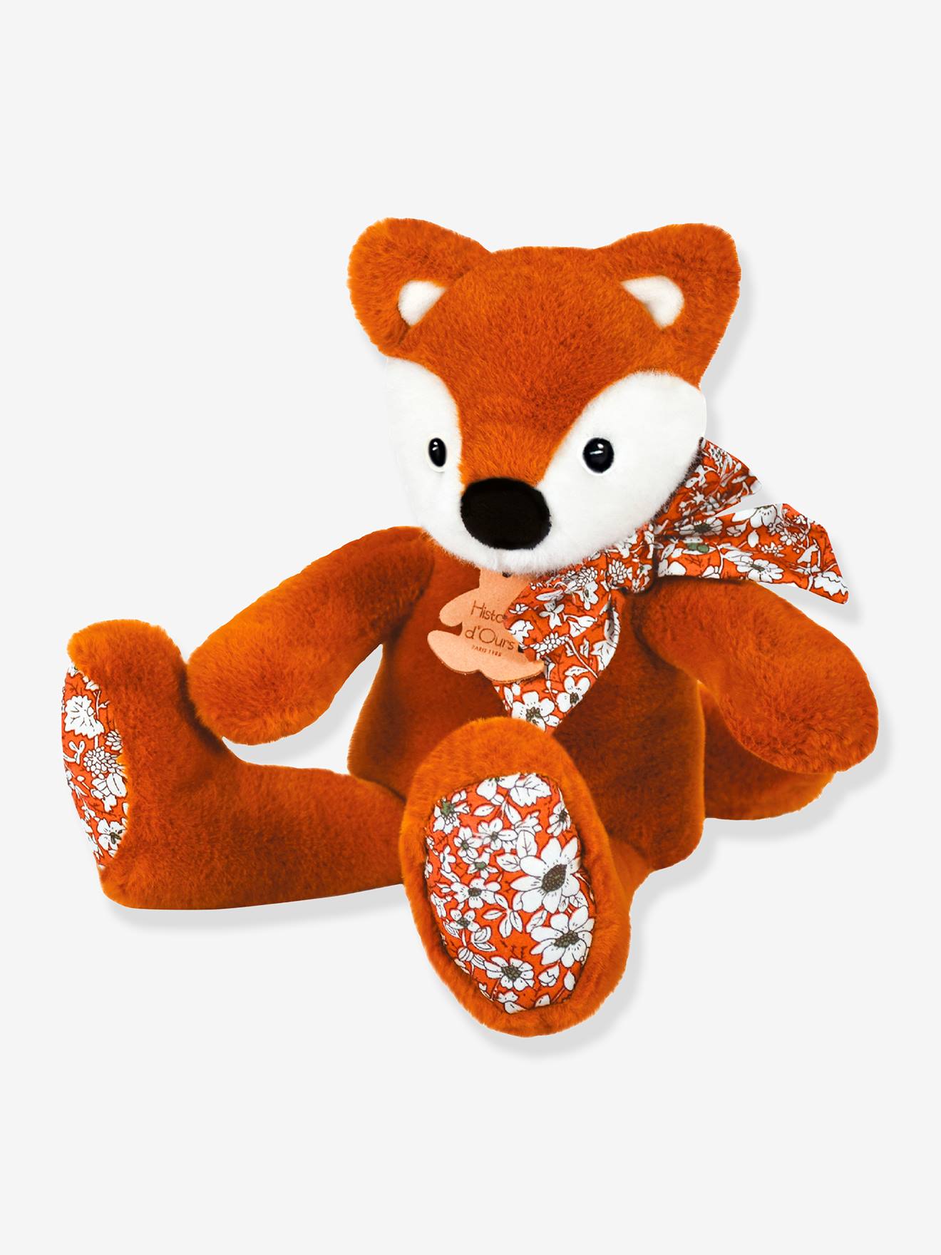 Peluche copain câlin renard - orange