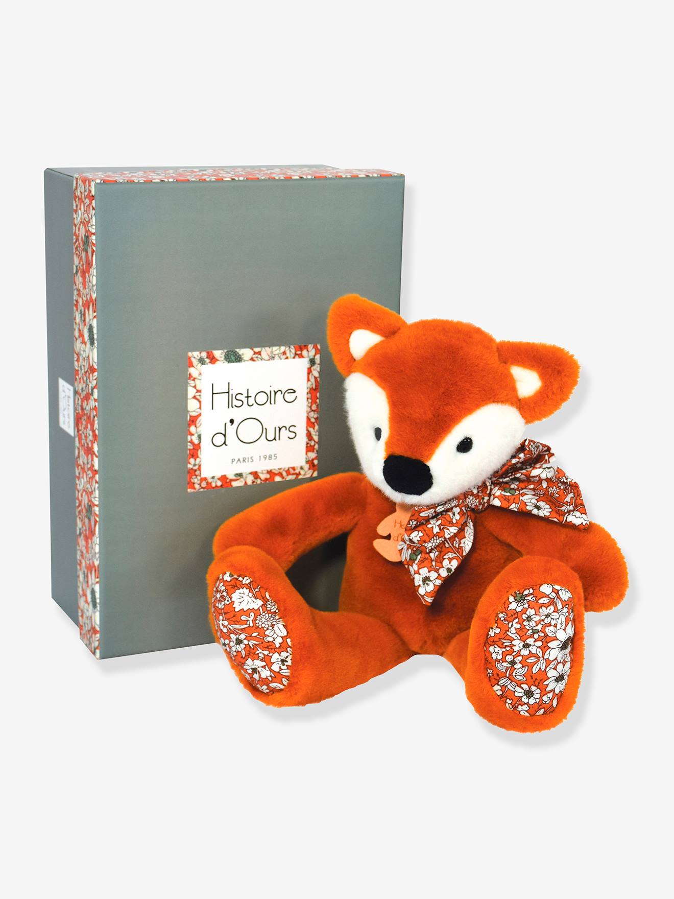 Peluche copain câlin renard - orange