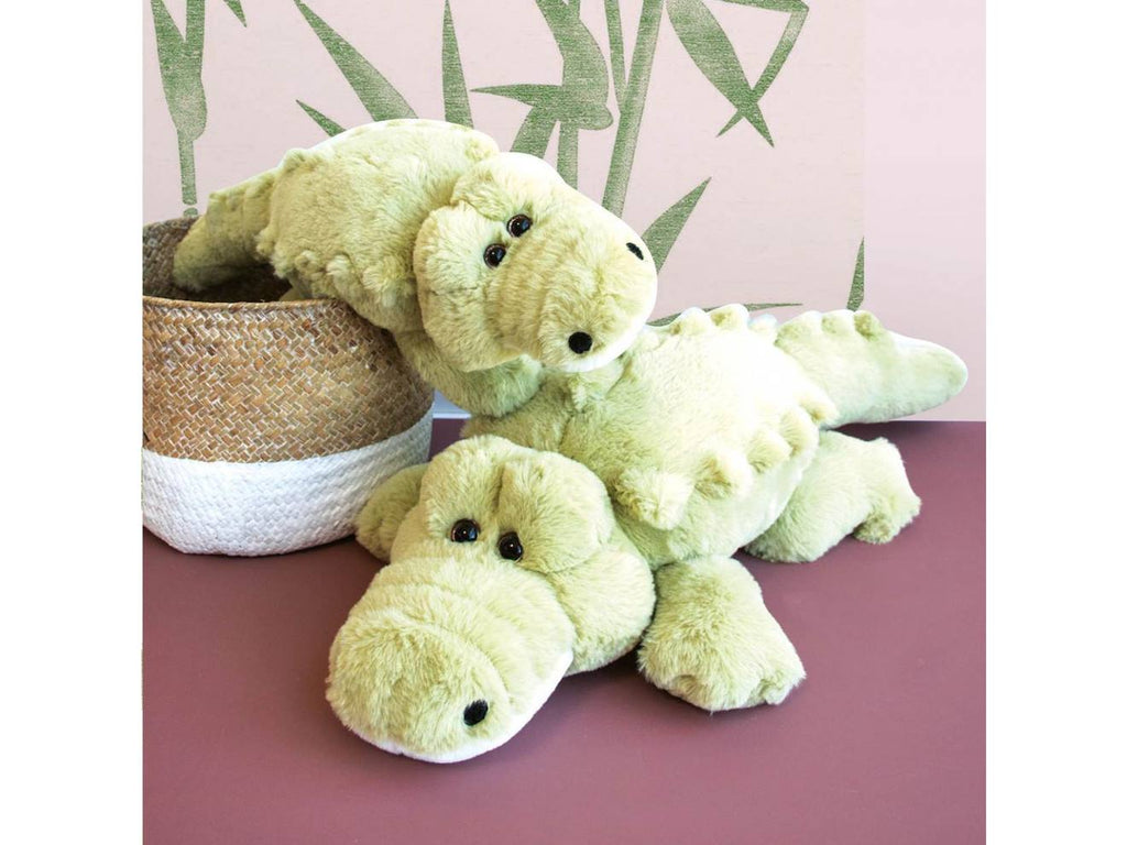 Peluche croco'doux 60 cm vert