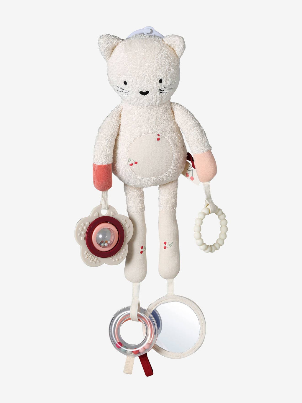 Peluche d'activités à suspendre cherry